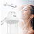 Chuveiro Elétrico Faminho 4T Branco C/Cano Ducha 220v 6800w Fame - Imagem 5