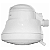 Chuveiro Elétrico Faminho 4T Branco C/Cano Ducha 220v 6800w Fame - Imagem 2