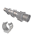 Kit 12un Abraçadeira De Impacto Para Cano Tubo 3/4'' Estrela - Imagem 2