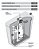 Kit Mecanismo Botao Duplo P/caixa Acoplada Completo Descarga - Imagem 4