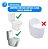 Kit Mecanismo Botao Duplo P/caixa Acoplada Completo Descarga - Imagem 3