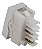 Kit 2un Módulo Interruptor Simples Alumbra Siena Branco 6011 - Imagem 4