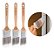 Kit Pinceis Trinchas Pro Angular Retangular Sintético Tigre - Imagem 2
