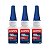 Kit 3und Colas Super Bonder 20g Novo Mega Forte Loctite - Imagem 1