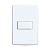 Conjunto Interruptor Simples C/Placa 4X2 Siena 6511 Branco - Imagem 1