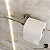 Papeleira Dupla Bridi 270x46 mm Latão Cromado – Design Moderno - Imagem 4