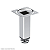 Pé Quadrado Inox Polido 10 cm com Regulagem – Marca Renna - Imagem 2