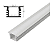 Canaleta Para Led Com Capa Leitosa Barra Com 2500mm - Imagem 4