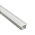 Canaleta Para Led Com Capa Leitosa Barra Com 2500mm - Imagem 1