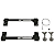 Kit Escamoteável Rivelato 650mm p/ Porta MDF 15-20mm Preto - Imagem 2