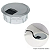 Passa Cabo Hafele Cor De Aço Inox Furo De 60mm - Imagem 3