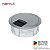 Passa Cabo Hafele Cor De Aço Inox Furo De 60mm - Imagem 4