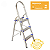 Escada de Alumínio Doméstica com 3 Degraus - Praticidade e Segurança - Imagem 2