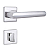 Fechadura Banheiro 454 Inox Lixado - La Fonte Linha Architect - Imagem 1