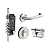 Fechadura Fortezza F3201/M9003 com 4 Pinos de Segurança Inox - Imagem 1