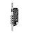 Fechadura Fortezza F3201/M9017 Inox | 4 Pinos para Mais Segurança - Imagem 2