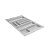 Divisor de Talheres Hettich Cinza 1150mm x 520mm - Organização Eficaz - Imagem 1
