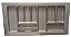 Divisor de Talheres Hettich Cinza 1000mm x 520mm - Organize sua Cozinha - Imagem 1