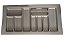Divisor de Talheres Hettich Cinza 1000mm x 520mm - Organize sua Cozinha - Imagem 2