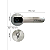 Fechadura Digital de Embutir com Biometria SL135 Prata – Papaiz - Imagem 6