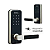 Fechadura Digital Prata SL100 Smart Lock Embutida com Senha e Cartão - Papaiz - Imagem 6