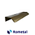 Puxador Rometal Aria RM-388 200mm Champagne 1001 - Imagem 1