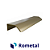 Puxador Rometal Aria RM-388 200mm Champagne Claro - Imagem 1