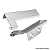 Ponteira 183 R7020 Cromo Acetinado Rometal - Acabamento Sofisticado - Imagem 4