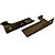 Ponteira PE183 R7018 para Perfil RM-183 Champagne 1001 – Rometal - Imagem 2