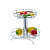 Fruteira De Mesa Com Vidro Elisa - Imagem 4