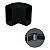 Conector Rometal Vesto 90° Preto – Peça de União para Cabideiro em L - Imagem 2