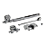 Kit Porta de Correr Multi Standard Embutido 2 Portas 20kg – Rometal - Imagem 2