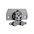 Kit Porta de Correr Multi Standard Embutido 2 Portas 20kg – Rometal - Imagem 8
