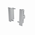 Ponteira para Perfil RM-245/246 Inox – Rometal (Par) - Imagem 1