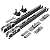 Kit Rometal RO 82TP Com 2 Amortecedor Abertura e Fechamento (40–80kg) - Imagem 1