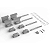 Rometal Linea/2 TOP – Kit Para 2 Portas Leves (10–20kg) - Imagem 1
