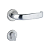 Fechadura WC La Fonte 6235 CRA – Cromo Acetinado - Imagem 1