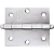 Dobradiça La Fonte 1500 3x3.5 Cromo Acetinado com Parafuso - Imagem 3