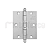 Dobradiça La Fonte 85 – 3″ x 2.1/2″ Cromado Acetinado (CRA) - Imagem 1