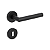 Fechadura Interna La Fonte 892 Preto Fosco com Roseta 357 – ST2 55 mm - Imagem 1