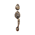 Fechadura AR Blim Blim ZBT Antique Bronze para Porta Interna - Imagem 1