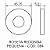 Fechadura Arouca WC com Rolete – Inox Polido com Roseta Redonda (084) - Imagem 2