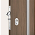 Fechadura Imab 1065 para Porta de Correr – Cromado Brilhante - Imagem 3
