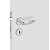 Fechadura Imab Vert 2 Interno – Cromado com Roseta 77 - Imagem 1