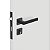 Fechadura Externa Hato 2 Imab Inox Preto Fosco - Imagem 1