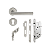 Fechadura Hafele HEGEL INT Reta Inox Polido - Imagem 1