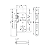 Hafele MAQ 55/24 Inox Escovado – Fechadura com Rolete e Testa Redonda - Imagem 2