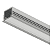 Hafele Perfil Embutido Loox5 1103 3000mm – Alumínio Prata com Difusor Leitoso para Fita LED 8mm - Imagem 1