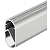 Hafele Tubo Cabideiro Iluminado Loox 5105 2500mm – Alumínio com Difusor Fosco para Fita LED 10mm - Imagem 1