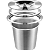 Hafele Lixeira Embutida 5L 237mm – Plástico e Aço Inox - Imagem 1